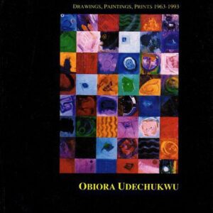 Obiora Udechukwu SO FAR - Drawings, Paintings, Prints. book cover showing a grid of colorful art